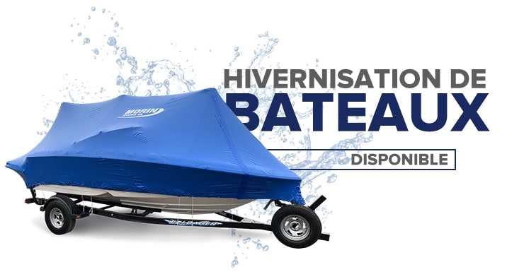 Fermeture et entreposage de bateaux pour l’hiver